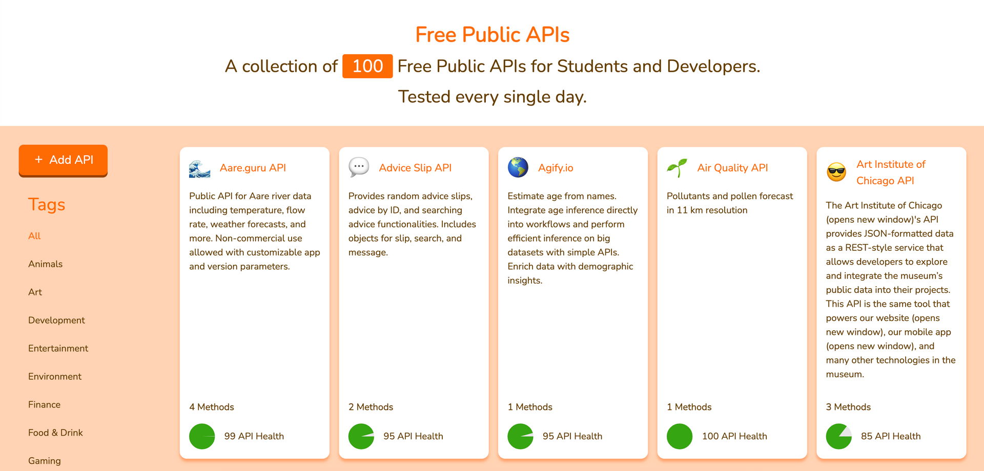 How to find Free Public APIs for Developers and Students